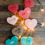 Candy Heart luminary SVG files