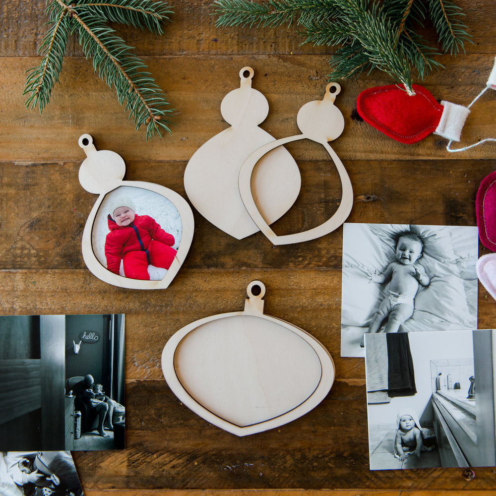 Christmas Bulb Frame Ornament kit – oh yay studio