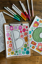 Alphabet coloring sheets!