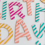 HAPPY BIRTHDAY paint your own wood banner